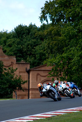 Going over Lodge British Superbikes at Oulton Park 20th July 2008