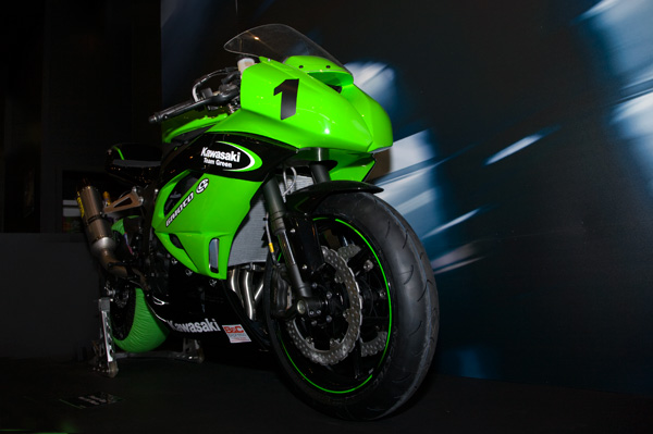 Racing Replica on the Kawasaki Stand - NEC Motorcycle Show 2009